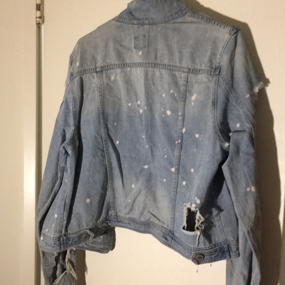 Distressed Denim Jacket - Picture 3 of 3